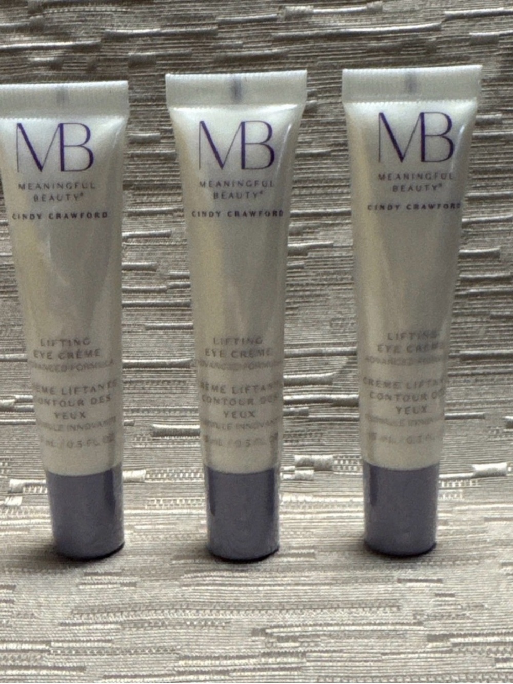 LOT OF 3 Meaningful Beauty Lifting Eye Creme Cream Advanced Formula .5 oz each